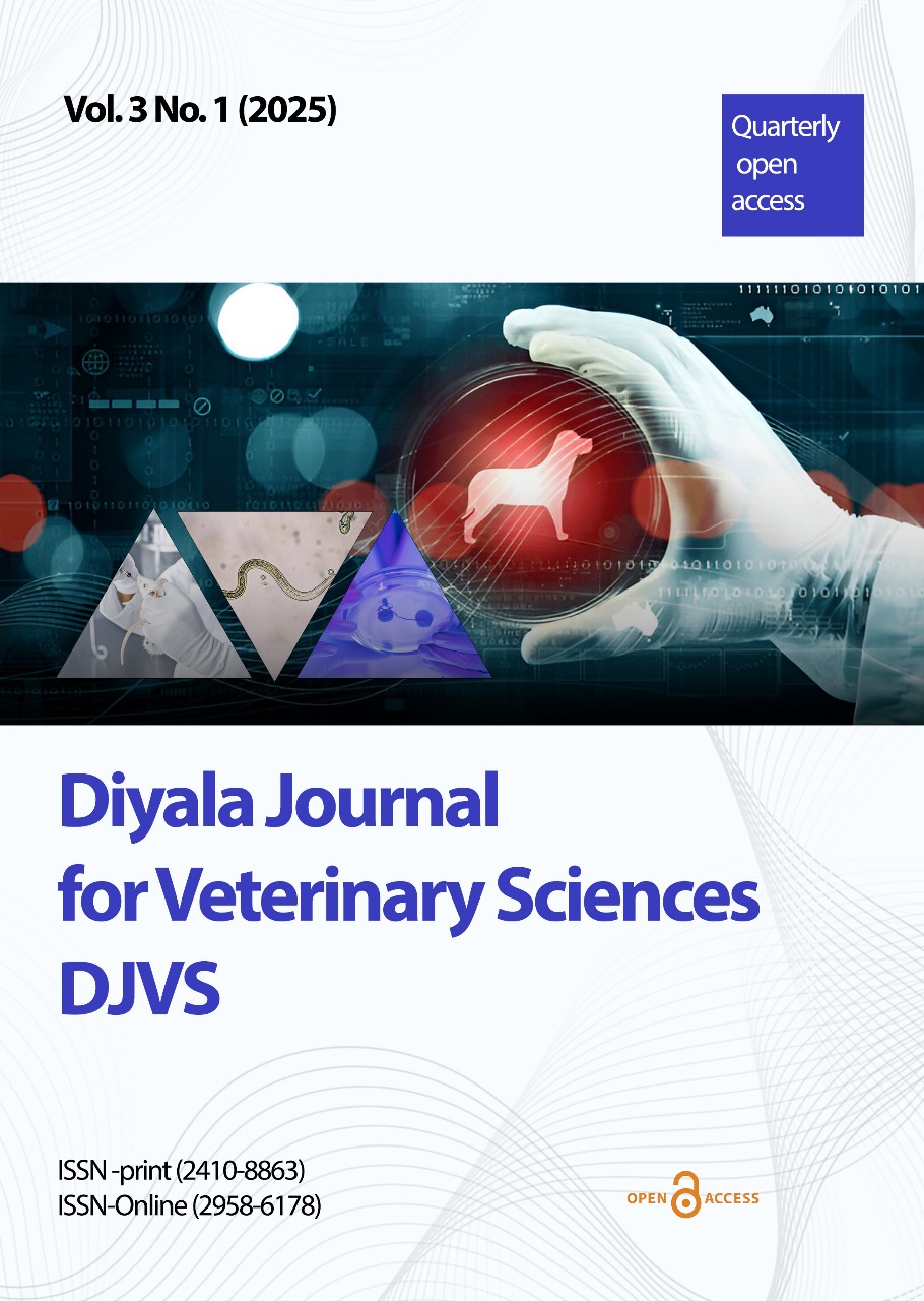 					View Vol. 3 No. 2 (2025): Diyala Journal for Veterinary Sciences
				